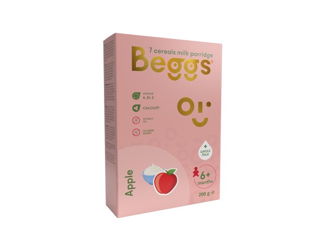 Beggs Mléčná 7zrnná jablečná kaše (200 g) (1)