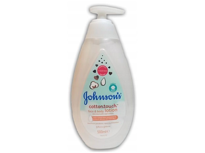 Johnson's Baby cottontouch pleťové a tělové mléko 500 ml
