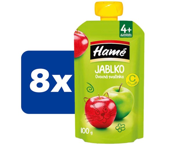 Hamé Jablko 8 x 100 g
