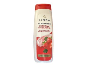 Linda Krémový sprchový gél jahoda (400 ml)