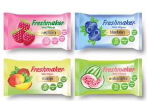 Freshmaker vlhčené ubrousky Fruit 15 ks