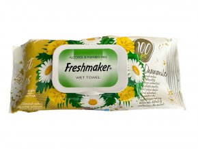 Freshmaker vlhčené ubrousky heřmánek 100 ks s víčkem