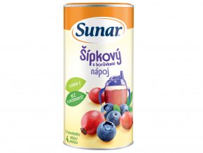 Sunar Rozpustný nápoj šípkový s borůvkami (200 g) nový