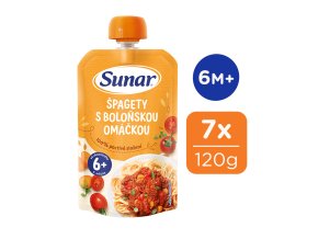Sunar Špagety s boloňskou omáčkou (7 x 120 g)