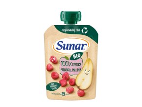 Sunar BIO kapsička hruška, malina (100 g)