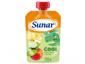 Sunar Cool ovoce broskev, banán, jablko (120 g)