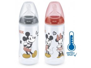 NUK FC+ láhev s kontrolou teploty Mickey - 300 ml