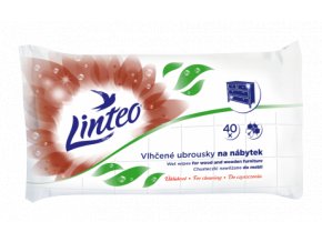 Vlhčené úklidové ubrousky Linteo na nábytek – 40 ks