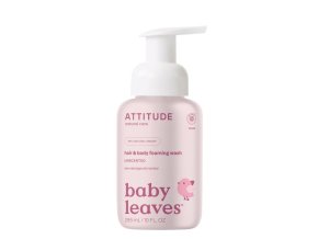 Dětská mycí pěna (2v1) ATTITUDE Baby leaves bez vůně 295 ml