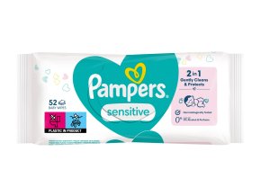Pampers Sensitive 52 ks