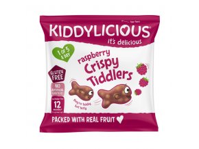 Kiddylicious křupavé malinové rybičky (12 g) (1)