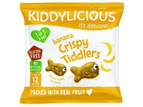 Kiddylicious křupavé banánové rybičky (12 g) (1)