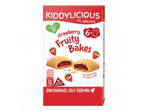Kiddylicious jahodové koláčky 132 g (6 x 22 g) (1)