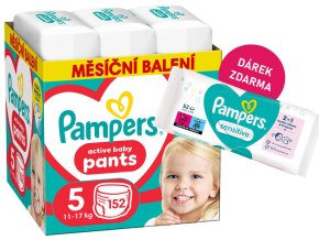 Pampers Pants vel. 5 152 ks (12 17 kg) (1) + ubrousek SE