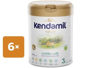 Kendamil BIO Nature batolecí mléko 3 DHA+ (6x800 g) 3