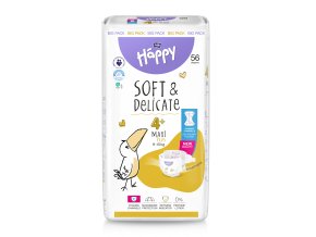 Bella Happy Soft & Delicate BigPack vel. 4+ 56 ks (9 15 kg)