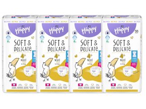 Bella Happy Soft & Delicate BigPack vel. 4+ (9 15 kg) 224 ks (4x56 ks)