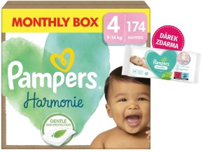 Pampers Harmonie vel. 4 160 ks (9 14 kg) + taštička