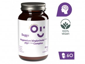 Beggs Magnesium bisglycinate 380 mg + P5P 1,4 mg Complex (60 kapslí) (1)
