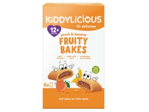 Kiddylicious koláčky s jablečno broskvovo banánovou náplní 132 g (6 x 22 g) (1)