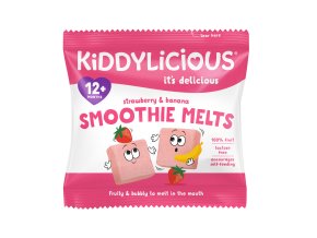 Kiddylicious ovocné polštářky z jahod a banánu (6 g)
