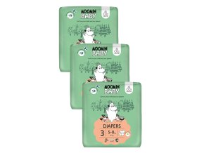 Moomin Baby EKO pleny vel. 3 144 ks (5 8 kg) (1)