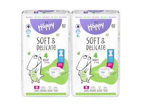 Bella Happy Soft & Delicate BigPack vel. 4 (8 14 kg) 124 ks (2x62 ks)