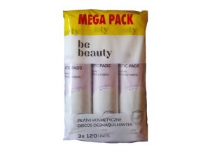 Be Beauty kosmetické tampony 3 x 120 ks
