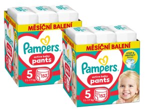 Pampers Pants vel. 5 304 ks (2x152 ks) (12 17 kg)
