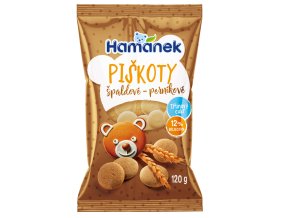Celozrnné špaldové piškoty perníkové 120 g
