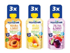 Hamánek Ovocný mix kapsiček (4+) 9 x 100 g