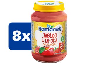 Hamánek Jablko a jahoda 8 x 190 g