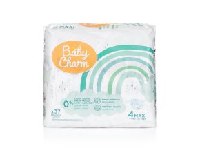 Baby Charm Super Dry Flex vel. 4 Maxi, 9 – 14 kg, 37 ks (1)