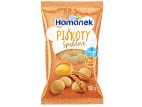 Hamánek celozrnné špaldové piškoty 120 g
