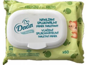 Dada vlhčený toaletní papír s vůní jablka s víčkem 60 ks