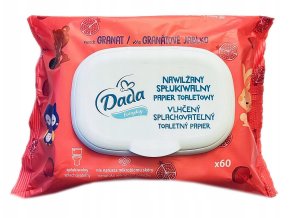 Dada vlhčený toaletní papír s vůní granátového jablka s víčkem 60 ks