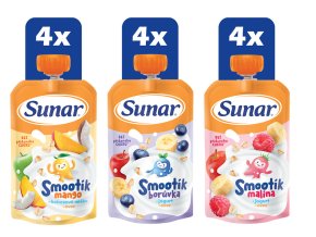 Sunar Smootík mix příchutí (12 x 120 g)