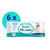 Pampers vlhčené ubrousky 99 % water 6 x 60 ks