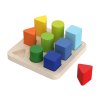 PLAYTIVE® Dřevěná edukativní hra vkládací deska 3