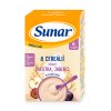 Sunar Mléčná kaše s 8 cereáliemi švestka, jablko (210 g)