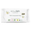 ECO vlhčené ubrousky Naty bez vůně pro citlivou pokožku (56 ks)