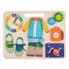 PLAYTIVE® Dřevěná tabulka s aktivitami kluk (1)