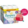 Pampers Active Baby vel. 4 180 ks (9 14 kg) + kráva