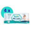 Pampers vlhčené ubrousky 99 % water 4 x 60 ks