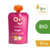 Beggs BIO Dětská rýže s jogurtem, banánem, mangem a malinami 120 g (2)
