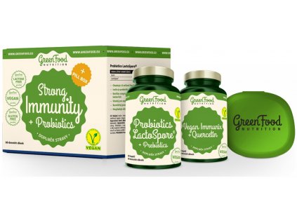 Strong Immunity & Probiotics + Pillbox