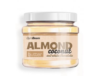 almond coconut butter white chocolate gymbeam