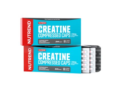 NUTREND CREATINE COMPRESSED Caps 120 kapslí
