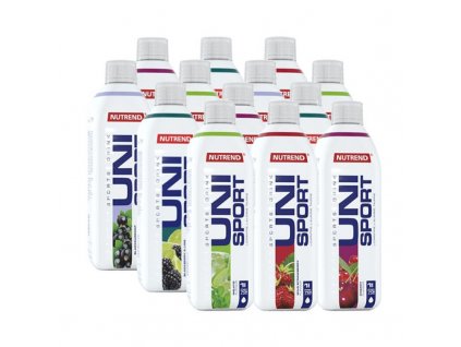 Láhev Nutrend Unisport 1000 ml – hypotonický iontový nápoj s L-karnitinem a taurinem pro efektivní hydrataci a podporu sportovního výkon