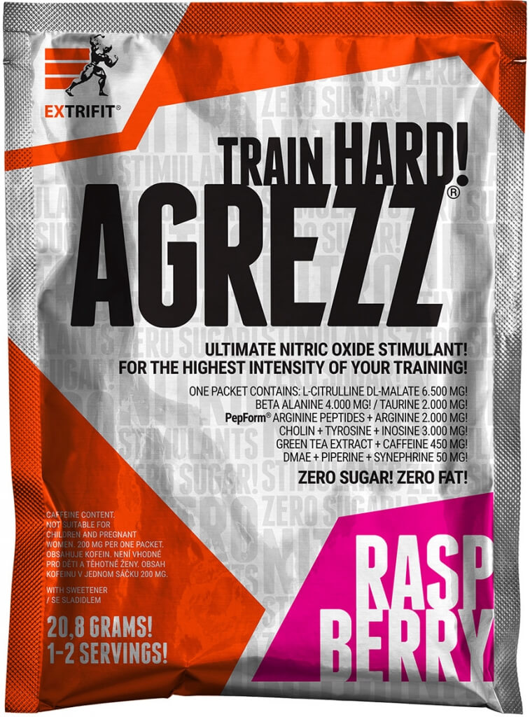 Extrifit Agrezz - 20x20,8g Příchuť: Malina